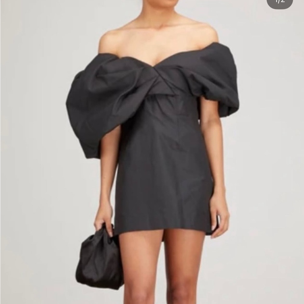 Elegant Black Off-Shoulder Dress